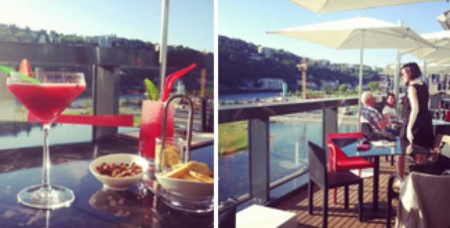 La terrasse cachée du Novotel Lyon Confluence
