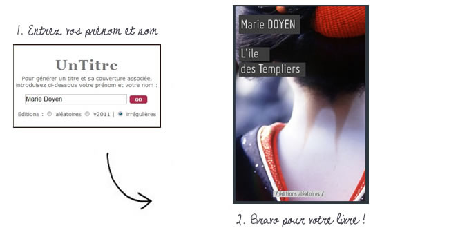 Quel est le prochain titre de votre livre ?