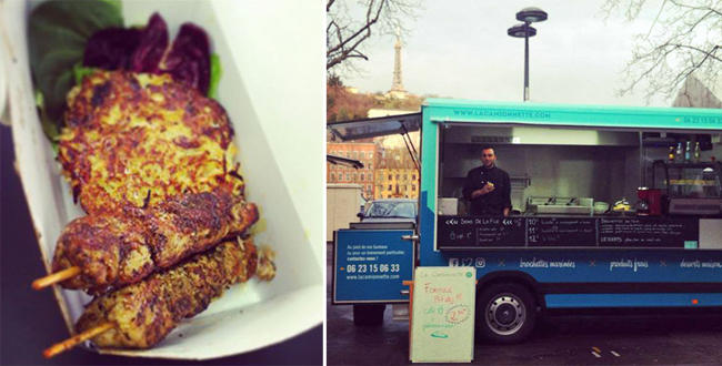 La Camionnette comptoir à brochettes