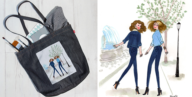 Levi's®  et Kanako vous offre un tote-bag en édition limitée. 